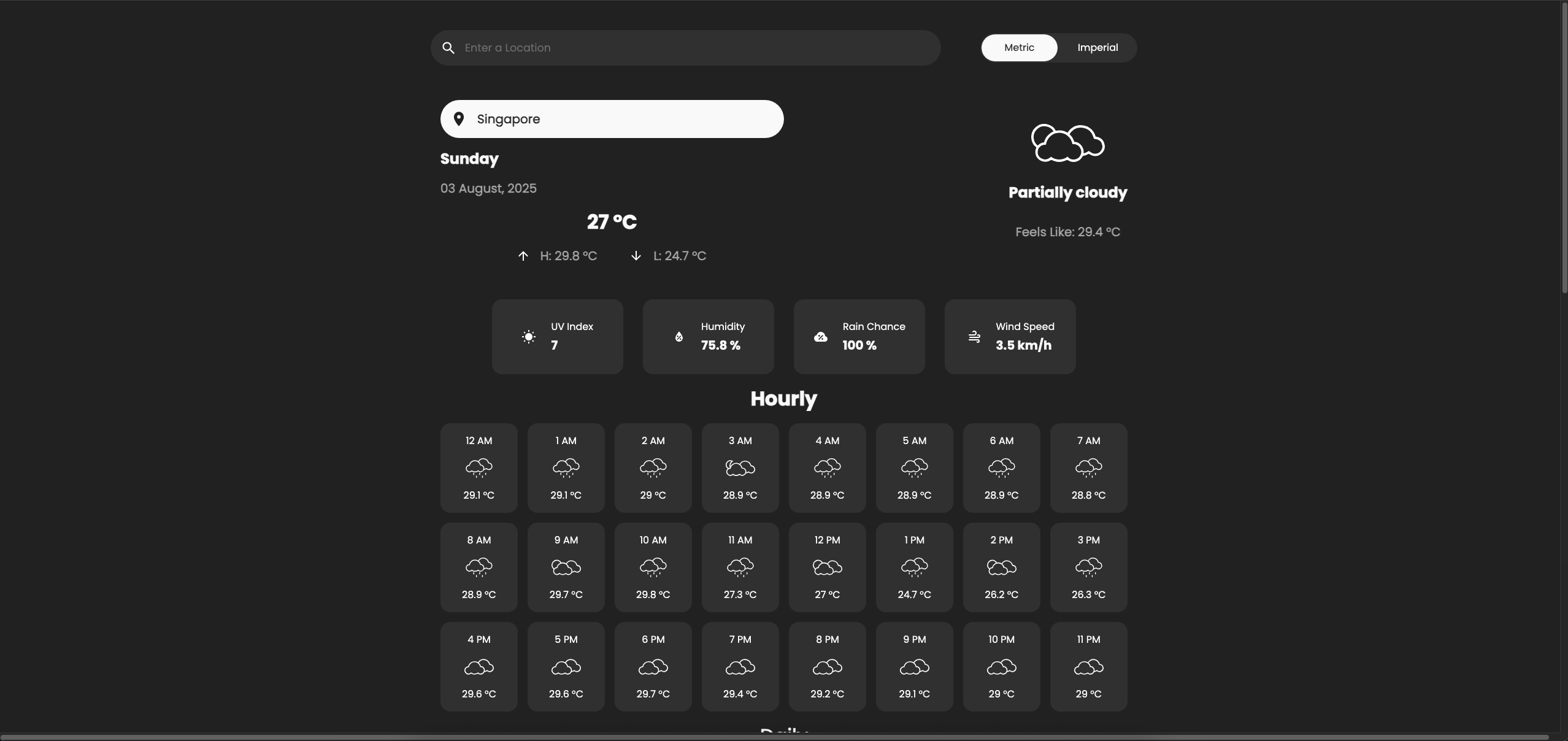 Weather App Project