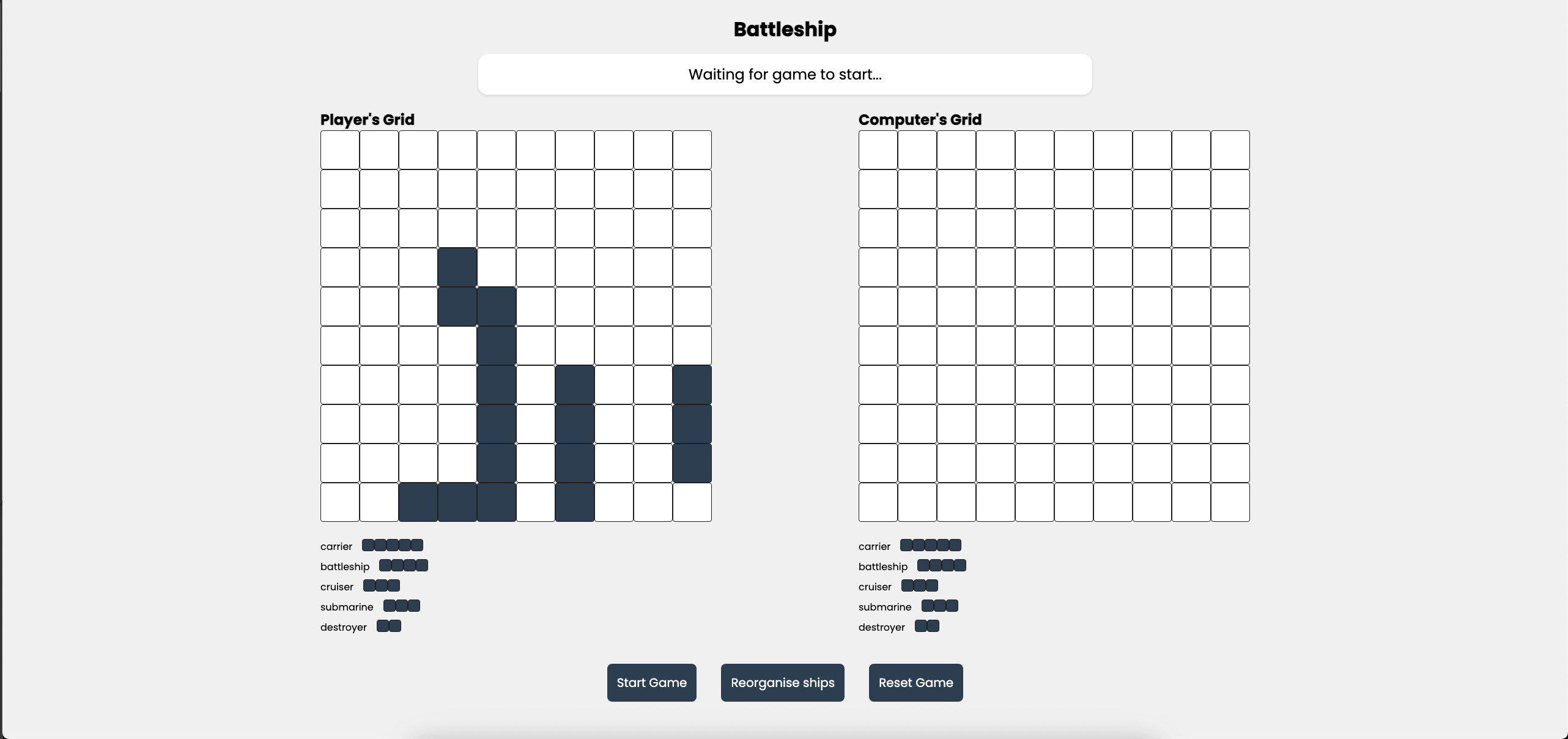 Battleship Project