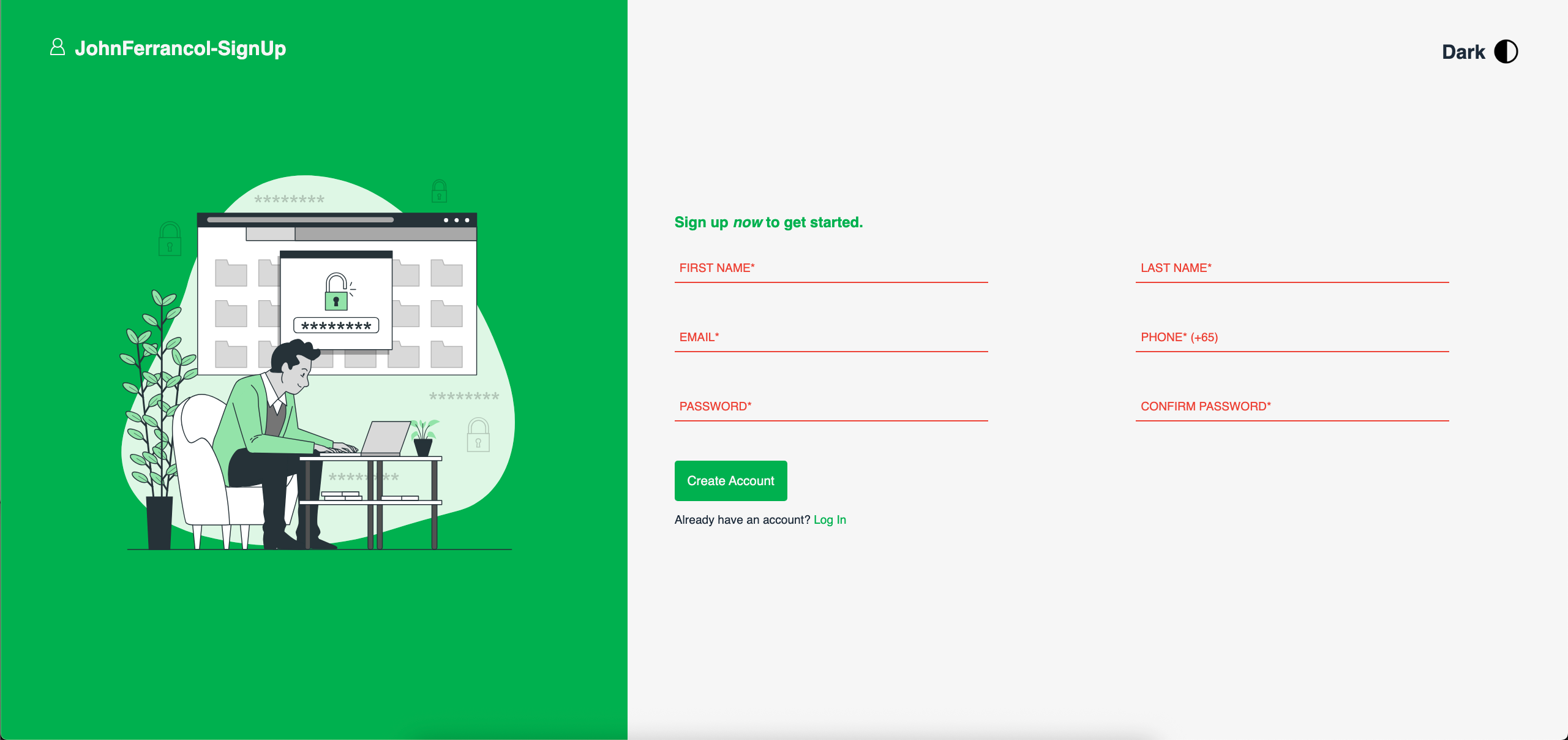 Sign Up Form Project